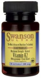SWANSON Witamina K2 200mcg x 30 kapsułek