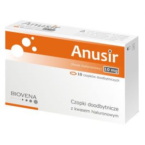 Anusir czopki x 10 sztuk