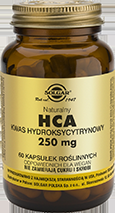 SOLGAR HCA Naturalny Kwas Hydroksycytrynowy 250mg x 60 kapsułek