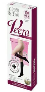 Veera Podkolanówki Mikrofibra Premium 140 DEN czarne rozmiar S x 1 para