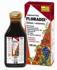 Floradix Żelazo i Witaminy tonik 250ml