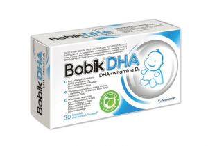 BOBIK DHA (DHA+Vit.D3) x 30 kapsułek twist-off