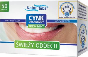CYNK ORGANICZNY x 50 tabletek