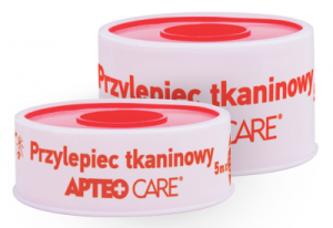 APTEO CARE Przylepiec tkaninowy 5m x 25mm x 1 sztuka