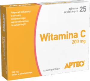 WITAMINA C 200mg Apteo x 50 tabletek