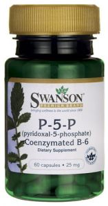 SWANSON Witamina B6 20mg x 60 kapsułek