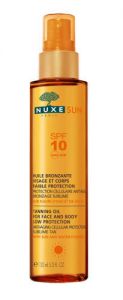 NUXE SUN Olejek do opalania do twarzy i ciała SPF10 150ml