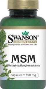 SWANSON MSM 500mg x 250 kapsułek