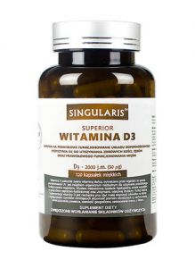 SINGULARIS Witamina D3 Superior 2000 x 120 kapsułek miękkich