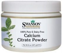 SWANSON Cytrynian wapnia 100% czystości 227g