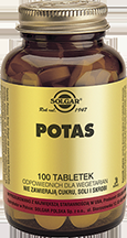 SOLGAR Potas x 100 tabletek