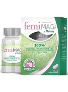 FemiMag Plus z melisą x 30 tabletek