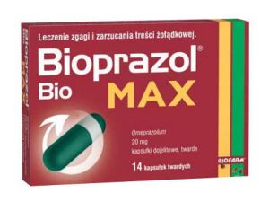 BIOPRAZOL BIO MAX 20mg x 14 kapsułek