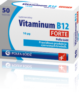 VITAMINUM B12 Forte 10mcg x 50 tabletek