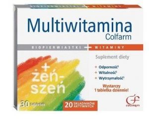 MULTIWITAMINA Colfarm x 30 tabletek