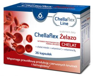 Chellaflex Żelazo x 36 kapsułek