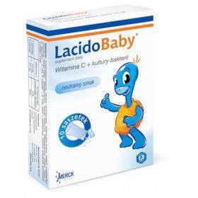 LACIDOBABY Witamina C + kultury bakterii smak neutralny x 10 saszetek