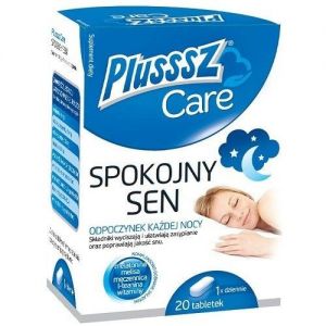 PLUSSSZ CARE Spokojny Sen x 20 tabletek