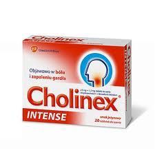 CHOLINEX INTENSE X 20 tabletek miód-cytryna