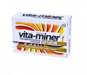 Vita-miner Senior x 60 drażetek