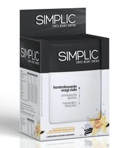 Simplic o smaku waniliowo-śmietankowym 30g x 10 saszetek