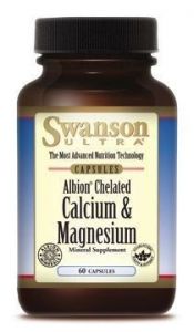SWANSON Albion Chelat Wapnia i Magnezu x 60 kapsułek