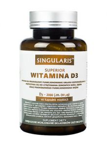 SINGULARIS Witamina D3 Superior 2000 x 60 kapsułek miękkich