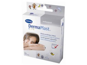 DermaPlast Kids Antibacterial Plaster 76mm x 76mm x 8 sztuk
