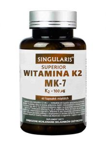 SINGULARIS Witamina K2 MK7 100mcg x 120 kapsułek miękkich