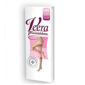 Veera Podkolanówki przeciwżylakowe 140 DEN rozmiar 1/2 kolor naturalny x 1 para