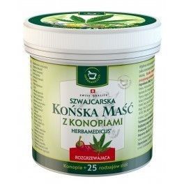MAŚĆ KOŃSKA Z KONOPIAMI ROZGRZEWAJĄCA SZWAJCARSKA 250ml