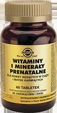 SOLGAR Witaminy i minerały prenatalne x 60 tabletek
