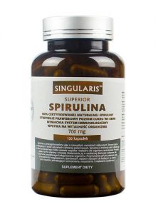 SINGULARIS Spirulina 700mg Superior x 120 kapsułek