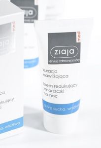 ZIAJA MED Kuracja nawilżająca Krem redukujący zmarszczki na noc 50ml