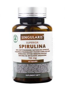 SINGULARIS Spirulina 700mg Superior x 60 Veggie kapsułek