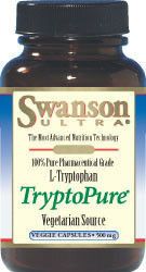 SWANSON AjiPure TryptoPure L-Tryptofan 500mg x 90 kapsułek
