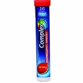 ZDROVIT COMPLEX Multiwitamina i minerały z żeń-szeniem x 24 tabletki musujące