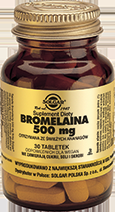 SOLGAR Bromelaina 500mg x 30 tabletek