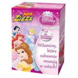 PLUSSSZ ZIZZZ DISNEY x 50 tabletek sm. poziomkowy