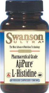SWANSON AjiPure L-histydyna 500mg x 60 kapsułek