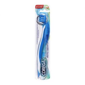COREGA Szczoteczka 2w1 do mycia protez zębowych x 1 sztuka