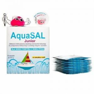AQUASAL JUNIOR smak coli x 10 saszetek