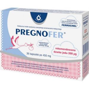 PREGNOFER 0,45g x 36 kapsułek