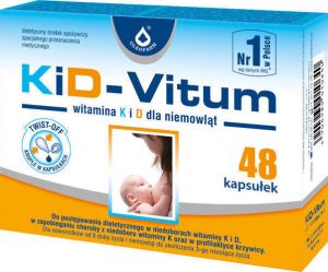 KiD-VITUM Witamina K i D dla niemowląt x 48 kapsułek