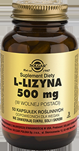 SOLGAR L-Lizyna 500mg x 50 kapsułek