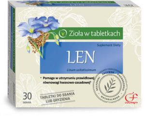 LEN x 30 tabletek do ssania