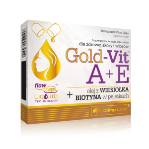 OLIMP Gold-Vit A+E z wiesiołkiem i biotyną x 30 kapsułek