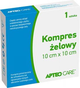 APTEO Care Kompres żelowy 10cm x 10cm x 1 sztuka