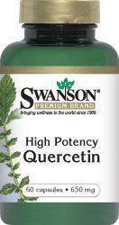 SWANSON Kwercetyna (Quercetin) 475mg x 60 kapsułek