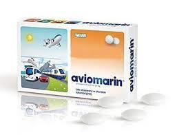 AVIOMARIN Guma do żucia 20mg x 5 sztuk